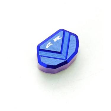 Imagem de BYYINGSUS Compatível com CBR 600RR 1000RR CB500X CB500F CB650R CBR650R CB1100 CBR 954RR 900RR Mototcycle CNC Switch Button Turn Signal Key Cap (CBR-Blue)
