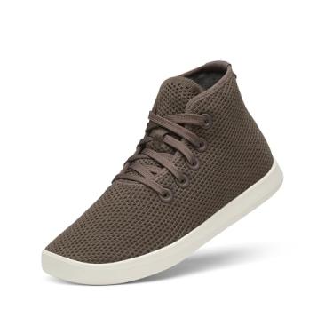 Imagem de Allbirds Top de árvore masculino, tênis leve de cano alto, respirável para o dia a dia, Marrom rústico (sola creme), 45