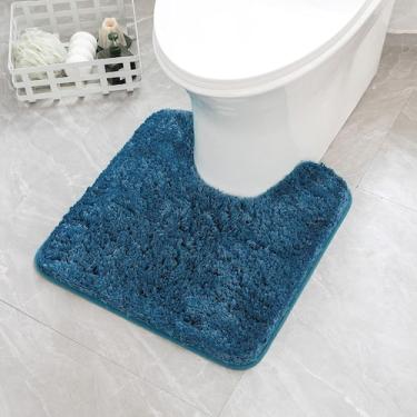 Imagem de Tapete de banho MIULEE Microfiber em forma de U Contour Shaggy Rug 50x