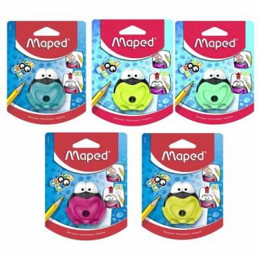 Imagem de Apontador Maped com Depósito Croc Croc Sapo 1 Furo Cores Diversas - It