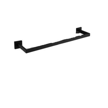 Imagem de Ferragens de banheiro preto fosco para banheiro toalheiro de aço inoxidável 304 suporte de papel higiênico suporte de sabão líquido barra de toalha vaso sanitário moderno (conjunto de 2 barras 60 cm