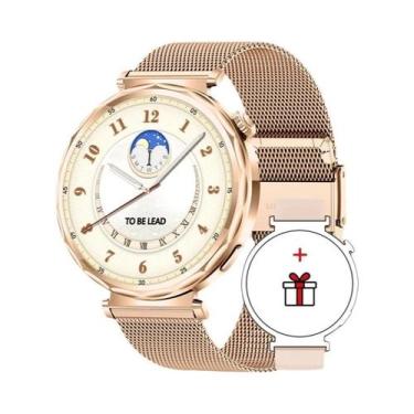 Imagem de Relógio Inteligente De Luxo Feminino Com Tela Sensível Ao Toque Em Aço
