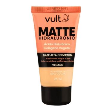 Imagem de Vult Base Alta Cobertura Vegano Matte Hidraluronic V150 26Ml