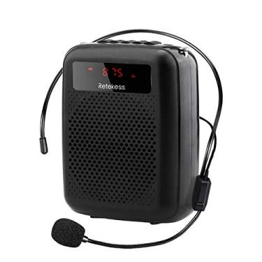 Imagem de Amplificador Voz Professor Megafone Potente 12w Mp3 Rádio Fm - RETEKESS