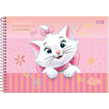 Imagem de Kit de Cadernos de Desenho, Foroni, Universitário, Capa Dura, Marie, 80 Folhas, Pacote com 5