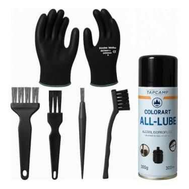 Imagem de Kit Ferramentas Limpeza Anti Estático Pincel Escova Luva Limpa Placa