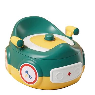 Imagem de Zopsc Assento Penico Com Almofada Macia Antiderrapante, Alças Duplas de Segurança, Fácil Limpeza para Crianças, Meninos e Meninas (Amarelo Verde)