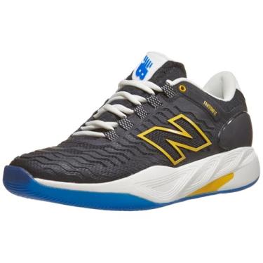 Imagem de New Balance Fresh Foam X Ct-Rally V2 Tênis masculino, Preto/Branco/Apollo Gold, 40