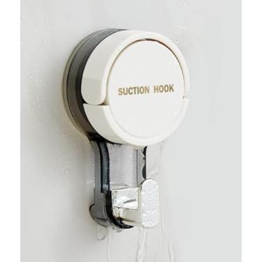 Imagem de Ganchos de ventosa para chuveiro, gancho de parede sem orifício com ventosa