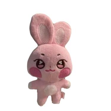 Imagem de Pelúcia Coelho kpop, aniteez, chaveiro Kawaii Rosa, Brinquedo Macio, Design Fofo com Orelhas Grandes, para fãs, Hongjoong, Seonghwa, Yunho, Yeosang, San Ming, Wooyoung, Jongho Plu