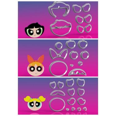 Imagem de Cortador Kit Meninas Super Poderosas Tamanho 5Cm