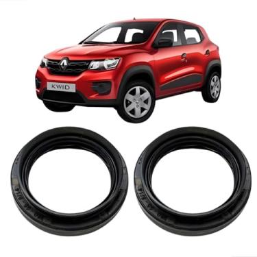 Imagem de Par de Retentor Lateral para Câmbio e Semi Eixo, Compatível com Kwid, Modelo 2017 a 2022, 40x55mm