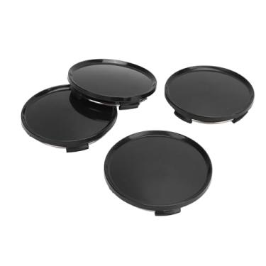 Imagem de Haofy Conjunto de Tampa Central do Cubo Roda, à Prova de Mpact, 63 Mm, para Proteção Calota do Aro Carro, 4 Peças, Braçadeira de Metal Prateado para Veículo