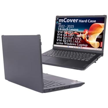 Imagem de mCover A capa é compatível apenas com Notebook Windows Lenovo V14 G2/G3/G4/G5 Series 2021-2025 de 14 polegadas (com dobradiça de 180°, não serve para nenhum outro modelo Lenovo) - preta