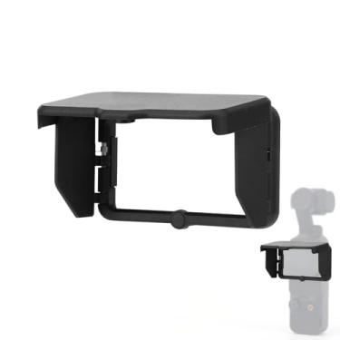 Imagem de Protetor Solar de Tela para DJI OSMO Pocket 3, Capa Protetora Dobrável Antirreflexo Ambientes Externos Tampa Protetora Portátil Tela LCD Acessório Compacto para Câmera com Viseira Solar