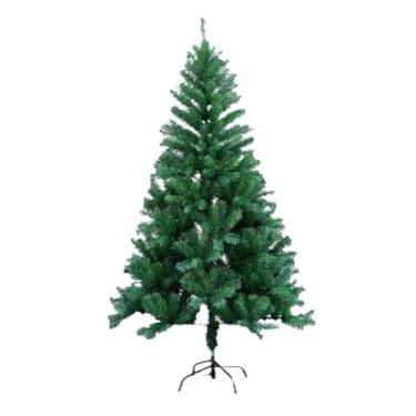 Imagem de 2.10m tradicional árvore de natal de pinho verde com 1150 ramos- decoração de natal(1,50-200 Galhos)