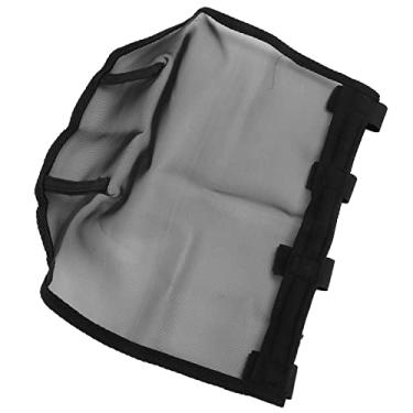 Imagem de lyrlody Capa de Nariz de Cavalo, Tecido Respirável de Teslin, Filtro de Escudo de Cavalo, Máscara de Mosca Com Proteção Uv para Proteção Facial de Cavalos (L)