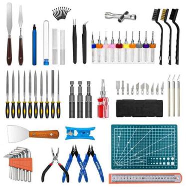 Imagem de Acessórios para impressoras 3D Lankki 82Pcs Kit de ferramentas para im