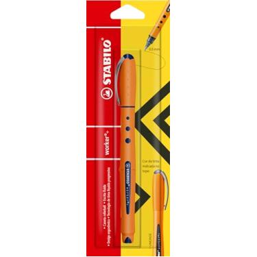 Imagem de Caneta Rollerball Bionic Worker+, Stabilo, Azul, Blister com 1 unidade