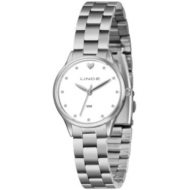 Imagem de Relógio Lince Feminino Ref: Lrmh291l30 B1sx Coração Prateado
