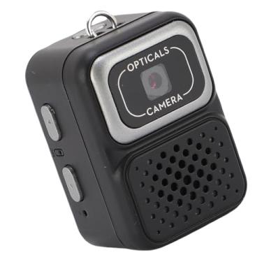 Imagem de Zyyini Câmera de Chaveiro Portátil Com Tela de 0,96 Polegadas e Duração da Bateria de 150 Minutos Câmera de Vídeo Com Foto para Registros de Animais de Estimação (Preto)