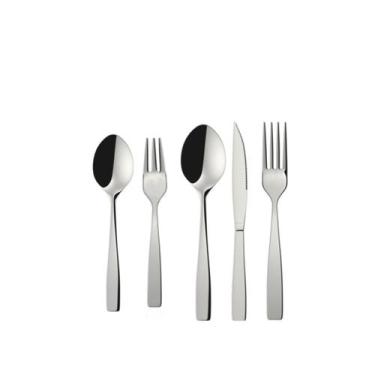 Imagem de Faqueiro 30 Pçs Inox Jogo De Talheres Euro Home Estojo Bambu