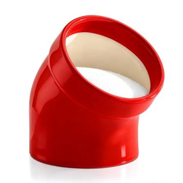 Imagem de MARKETTY Saleiro de porco, seguro para lava-louças, adega de cerâmica moderna e minimalista, cerâmica de porco salgado para acesso conveniente ao tempero, suporte de sal de calibre largo para balcão