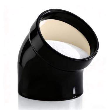 Imagem de MARKETTY Saleiro de porco salgado, seguro para lava-louças, adega de cerâmica moderna e minimalista, cerâmica de porco salgado para acesso conveniente ao tempero, suporte de sal de calibre largo para