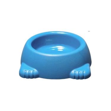 Imagem de Comedouro Anti Formiga para Gatos e Cachorros, Plástico Verde, 1000ml, Ergonômico, 24,5 x 16 x 9cm, Adequado para Filhotes, Adultos e Seniores