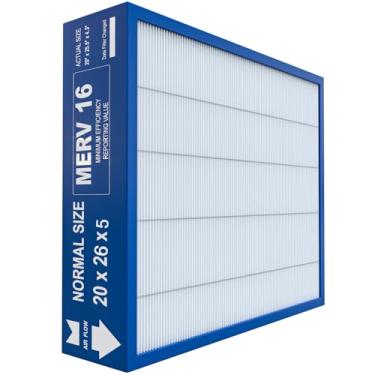 Imagem de Substituição de filtro MERV 16 de 20 x 26 x 5 compatível com Lennox X8788 e limpador Pureair PCO20-28 (tamanho real: 50,8 cm x 64,8 cm x 11,9 cm)