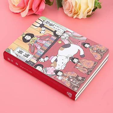 Imagem de RiToEasysports Caderno Pintado à Mão Estilo Gato Diário 224 Páginas Com 160 Agendas e 32 Páginas Treliçadas para Escrever Planejamento Diário Lombada Desdobrada Papel Fino (Ore por bênçãos)