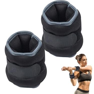 Imagem de Pesos de tornozelo para homens, equipamento de fitness de perna ajustável, peso para treinamento de força | para mulheres, homens, academia, casa, atletas, jogadores, caminhada, corrida, exercícios