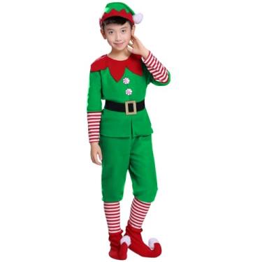 Imagem de Fantasia de Adultos, Fantasia de de Natal para Mulheres,Vista as fantasias de ajudante do Papai Noel | Traje de de férias, roupa de vestido para crianças e adultos cosplay de Natal