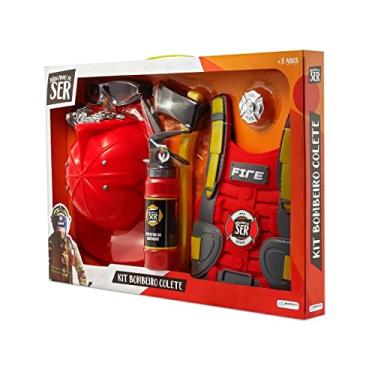 Imagem de Kit Bombeiro com Colete Multikids BR963