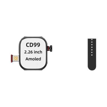 Imagem de Relógio Inteligente CD99 S9 S10 De 128GB Com Câmera Rotativa GPS WIFI 
