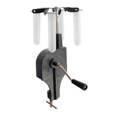 Imagem de Centrífuga de manivela, precipitador centrífugo manual, velocidade 1800r/min, para tubos de centrífuga de 15 ml x 4, pode ser fixado na mesa, para instrumento de ensino escolar