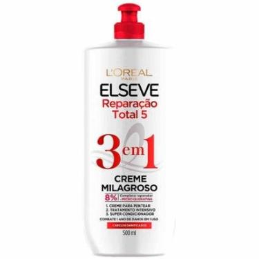 Imagem de Elseve Creme Milagroso 3 em 1 Elseve Reparação Total 500ml-Unissex