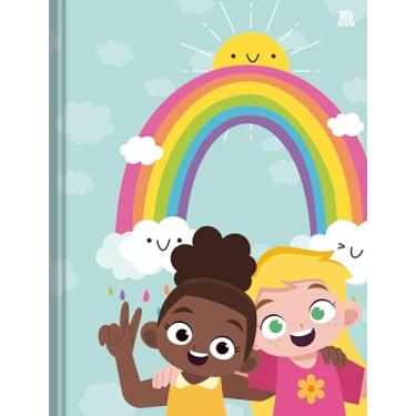 Imagem de Caderno Brochura Animativa, Capa Dura, Pimpolhos Feminino, 48 Folhas, Pacote com 10