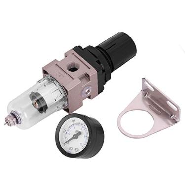 Imagem de Fafeicy Regulador de Filtro de Ar, Liga de Alumínio AW2000, Faixa de Regulação de 0~1Mpa, Tampa de Observação Transparente, Fácil de Usar, Pequeno No Espaço Horizontal, Classificação 550 Com Ar de