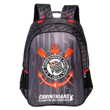 Imagem de Mochila Costas Corintians Paulista Meninos Escolar Esportiva