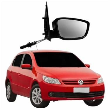 Imagem de Retrovisor Vw Gol G5 2008 2009 2010 2011 Com Controle Texturizado Lado Direito Passageiro