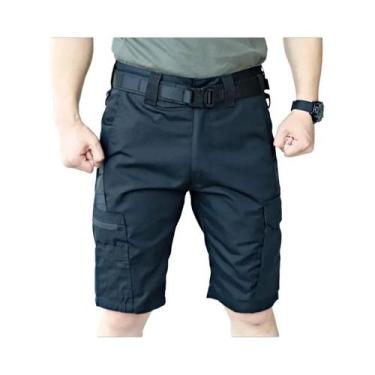 Imagem de Bermuda Cargo Camuflada De Secagem Rápida Para Homens, Verão, Atividad