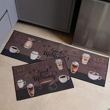 Imagem de Tapete para Cozinha Passadeira Kit 2 Peças Belga Emborrachada Antiderrapante – Estilo e Segurança para Seus Pisos(Kit Passadeira Good)