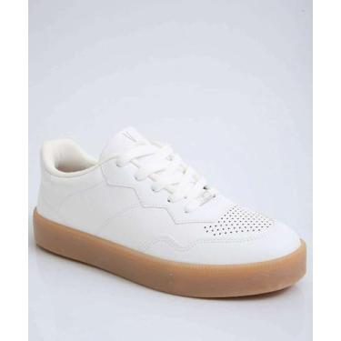 Imagem de Tênis Casual Feminino Vizzano-11348, Branco, 37