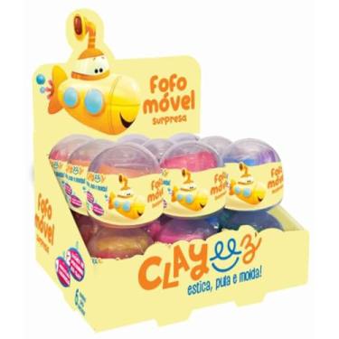 Imagem de Massa para Modelar Criativa, Doce Brinquedo, Ovo Surpresa, Fofomóvel, 12 Gramas, Sortido