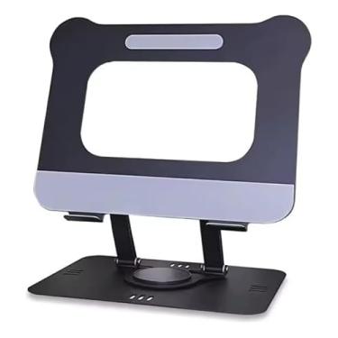 Imagem de Suporte Articulado Dobrável Ergonômico para Notebook e Tablet, Preto