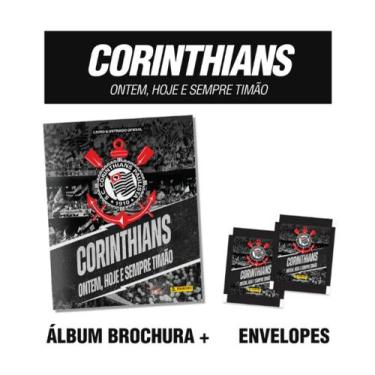 Imagem de Envelope Corinthians 115 Anos Panini, 20 Envelopes = 100 Cromos + Albu