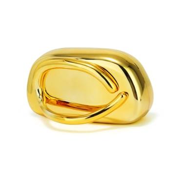 Imagem de Nefokfdus Bolsa clutch de acrílico para mulheres, exclusiva bolsa de noite moderna com alça de metal para festa de casamento, formatura formal, Dourado