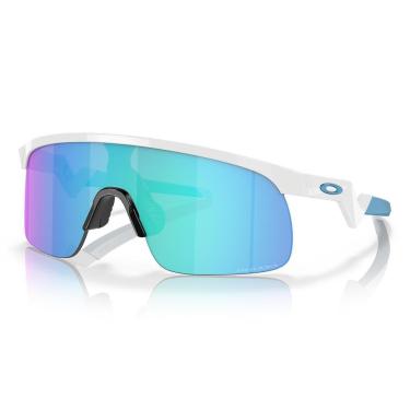 Imagem de Óculos de Sol Oakley Junior Resistor White Prizm Sapphire-Masculino