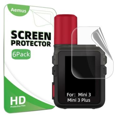 Imagem de Aemus (Pacote com 6 protetores de tela compatíveis com Garmin inReach Mini 3 Plus/Mini 3 HD Película protetora de PET